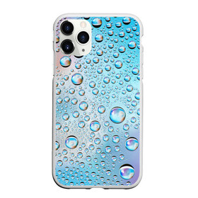 Чехол для iPhone 11 Pro матовый с принтом Капли голубой роса стекло вода в Кировске, Силикон |  | вода | градиент | для всех | дождь | капли | летний | на каждый день | обычный | окно | поверхность | повседневный | размытость | роса | стекло