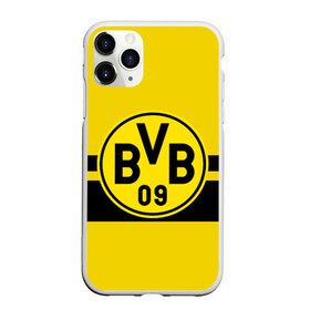 Чехол для iPhone 11 Pro матовый с принтом BORUSSIA DORTMUND в Кировске, Силикон |  | borussia | bundesliga | football | germani | sport | бундеслига | германия | желтый | логотип | спорт | футбол