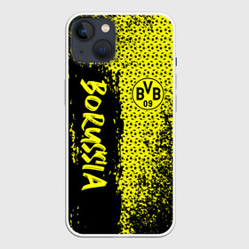 Чехол для iPhone 13 с принтом Borussia Dortmund в Кировске,  |  | borussia | bvb | dortmund | fifa | football | soccer | uefa | боруссия | германия | клуб | лига | матч | мяч | спорт | уефа | фифа | футбол | шмельцер