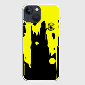 Чехол для iPhone 13 mini с принтом FC Borussia в Кировске,  |  | football | germany | sancho dortmund | soccer | бавария | боруссия | дортмунд | лига чемпионов | псж | футбол | холанд | эрлинг холанд