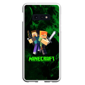 Чехол для Samsung S10E с принтом Minecraft Майнкрфт в Кировске, Силикон | Область печати: задняя сторона чехла, без боковых панелей | Тематика изображения на принте: craft | creeper | dungeon | dungeons | earth | game | logo | mine | minecraft | mobile | online | дунгеонс | земля | зомби | игра | крипер | лого | майкрафт | майнкрафт | мобайл | онлайн | подземелье | подземелья