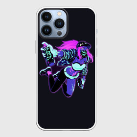 Чехол для iPhone 13 Pro Max с принтом Neon Girl в Кировске,  |  | blue | cyberpunk2077 | girl | girls | neon | неон | неоновая девушка