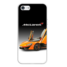 Чехол для iPhone 5/5S матовый с принтом McLaren в Кировске, Силикон | Область печати: задняя сторона чехла, без боковых панелей | bolide | car | mclaren | motorsport | power | prestige | автомобиль | автоспорт | болид | мощь | престиж