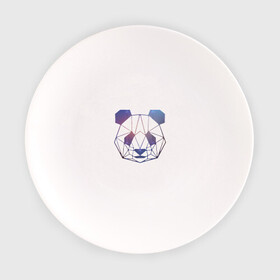 Тарелка с принтом Рожден, чтобы спать в Кировске, фарфор | диаметр - 210 мм
диаметр для нанесения принта - 120 мм | cosmo | low poly | panda | космо | лоу поли | панда | пандочка