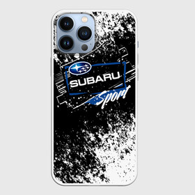 Чехол для iPhone 13 Pro Max с принтом SUBARU SPORT в Кировске,  |  | Тематика изображения на принте: auto | autosport | avto | car | race | road | sport | street racing | subaru | авто | автоспорт | гонки | дорога | марка | машина | спорт | субару | тачка | трасса