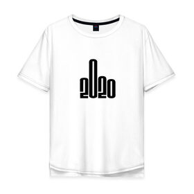 Мужская футболка хлопок Oversize с принтом 2020 Covid-ный год в Кировске, 100% хлопок | свободный крой, круглый ворот, “спинка” длиннее передней части | 2020 год | коронавирус