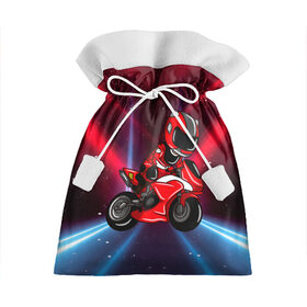Подарочный 3D мешок с принтом Байкер  Мотоциклист в Кировске, 100% полиэстер | Размер: 29*39 см | anime | speed | аниме | байкер | гонка | гонки | колеса | мото | мотоцикл | мотоциклист | скорость | харлей | харли дэвидсон | чемпионат
