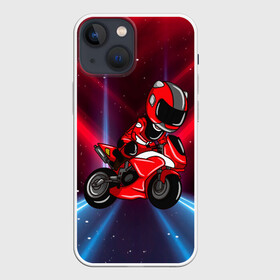 Чехол для iPhone 13 mini с принтом Байкер  Мотоциклист в Кировске,  |  | anime | speed | аниме | байкер | гонка | гонки | колеса | мото | мотоцикл | мотоциклист | скорость | харлей | харли дэвидсон | чемпионат