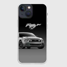 Чехол для iPhone 13 mini с принтом Mustang в Кировске,  |  | car | hoofs | horse | mane | motorsport | mustang | power | prestige | tail | usa | автомобиль | автоспорт | грива | конь | копыта | лошадь | мощь | мустанг | престиж | сша | хвост