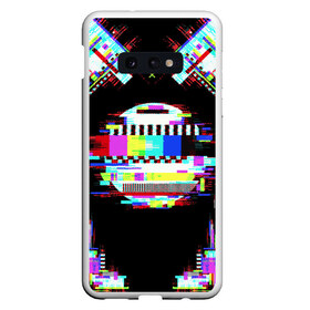 Чехол для Samsung S10E с принтом Glitch VHS в Кировске, Силикон | Область печати: задняя сторона чехла, без боковых панелей | glitch | rgb | vhs | помехи | разноцветный | шум