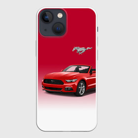Чехол для iPhone 13 mini с принтом Mustang в Кировске,  |  | car | hoofs | horse | mane | motorsport | mustang | power | prestige | tail | usa | автомобиль | автоспорт | грива | конь | копыта | лошадь | мощь | мустанг | престиж | сша | хвост
