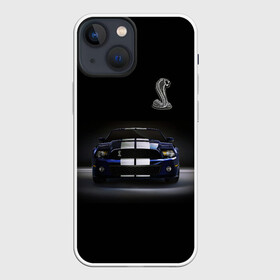 Чехол для iPhone 13 mini с принтом Shelby в Кировске,  |  | car | cobra | horse | motorsport | power | prestige | shelby | snake | usa | автомобиль | автоспорт | змея | кобра | мощь | престиж | сша