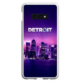 Чехол для Samsung S10E с принтом Detroit Become Human(S) в Кировске, Силикон | Область печати: задняя сторона чехла, без боковых панелей | Тематика изображения на принте: android | connor | detroit become human | game | rk 800 | urban | будущее | город | детроит | игры | мир | роботы | технологии