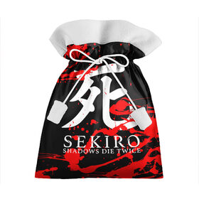 Подарочный 3D мешок с принтом Sekiro: Shadows Die Twice 4 в Кировске, 100% полиэстер | Размер: 29*39 см | Тематика изображения на принте: sekiro | shadows | логотип | секиро | япония