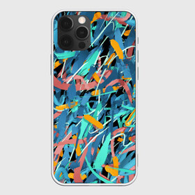 Чехол для iPhone 12 Pro Max с принтом Яркие краски в Кировске, Силикон |  | Тематика изображения на принте: brushstroke | lines | paint | живопись | импрессионизм | краски | линии | мазки | потерялся | экспрессионизм