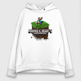 Женское худи Oversize хлопок с принтом Minecraft в Кировске, френч-терри — 70% хлопок, 30% полиэстер. Мягкий теплый начес внутри —100% хлопок | боковые карманы, эластичные манжеты и нижняя кромка, капюшон на магнитной кнопке | minecraft | блок | блок земли | блоки | детям | земля | игровая | лето | майнкрафт | майнкрафт закат | майнкрафт персонаж | миникрафт | осень | подарок | собака