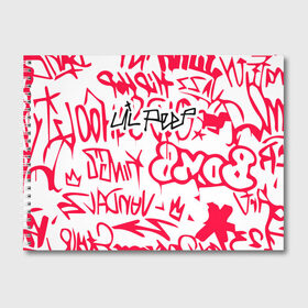 Альбом для рисования с принтом Lil Peep в Кировске, 100% бумага
 | матовая бумага, плотность 200 мг. | Тематика изображения на принте: benz truck | emo rap | gbc | gustav elijah ahr | hip hop | lil | lil peep | lil tracy | lilpeep | peep | rap | rip | густав элайджа | лил пип