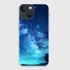 Чехол для iPhone 13 mini с принтом Синяя Небо в Кировске,  |  | blue | sky | звездное небо | звезды | космическое | красота | небо | ночь | синий