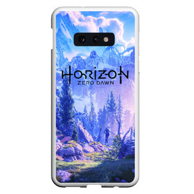 Чехол для Samsung S10E с принтом Horizon Zero Dawn в Кировске, Силикон | Область печати: задняя сторона чехла, без боковых панелей | aloy | antasy girl | art | artwork | digital art | fantasy | horizon | horizon: zero dawn | landscape | tallneck | warrior fantasy | weapon | zero dawn