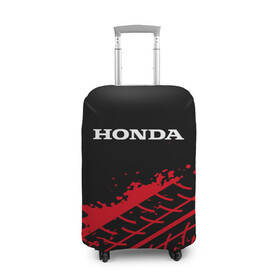 Чехол для чемодана 3D с принтом HONDA / ХОНДА в Кировске, 86% полиэфир, 14% спандекс | двустороннее нанесение принта, прорези для ручек и колес | accord | auto | civic | crv | honda | jylf | logo | moto | motors | racing | sport | авто | автомобиль | аккорд | гонки | гоночный | лого | логотип | логотипы | марка | мото | моторс | мотоцикл | рщтвф | серия | символ | символы | спорт