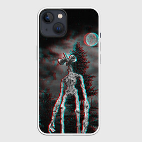 Чехол для iPhone 13 с принтом Siren Head Horror в Кировске,  |  | glitch | glitch siren head | rgb | siren head | sirena | глитч | глич | ретро | сирейноголовый | сирена | сиреноголовый