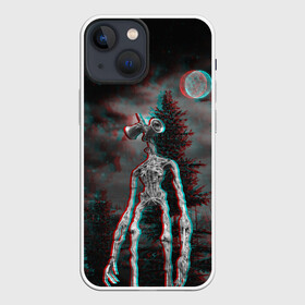 Чехол для iPhone 13 mini с принтом Siren Head Horror в Кировске,  |  | glitch | glitch siren head | rgb | siren head | sirena | глитч | глич | ретро | сирейноголовый | сирена | сиреноголовый