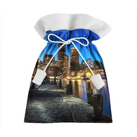 Подарочный 3D мешок с принтом Ночной город в Кировске, 100% полиэстер | Размер: 29*39 см | star | вечер | город | звезда | звездное небо | звезды | ночной город | ночной пейзаж | ночные | ночь | огни города | природа | прогулки