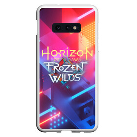 Чехол для Samsung S10E с принтом HORIZON ZERO DAWN(S) в Кировске, Силикон | Область печати: задняя сторона чехла, без боковых панелей | aloy | antasy girl | art | artwork | digital art | fantasy | horizon | horizon: zero dawn | landscape | tallneck | warrior fantasy | weapon | zero dawn