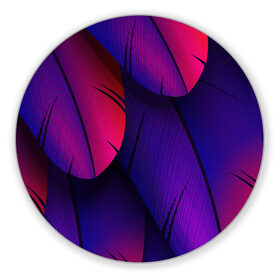 Коврик для мышки круглый с принтом Tropics в Кировске, резина и полиэстер | круглая форма, изображение наносится на всю лицевую часть | purple | абстрактный | абстракция | геометрический рисунок | геометрия | индиго | корея | кружево | листья | лого | неон | неоновая | неоновое | неоновые листья | неоновый | пальмы | рисунок | текстура