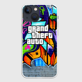 Чехол для iPhone 13 mini с принтом GTA в Кировске,  |  | grand theft auto 2 | grand theft auto 3 | grand theft auto v | grand theft auto: san andreas | grand theft auto: vice city | gta 1 | gta 2 | gta 3 | gta 4 | gta 5 | gta online | gta v | город | игры