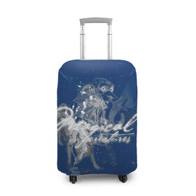 Чехол для чемодана 3D с принтом Magical Creatures в Кировске, 86% полиэфир, 14% спандекс | двустороннее нанесение принта, прорези для ручек и колес | dobby | harry potter | vdosadir | гарри поттер | джоан роулинг | добби