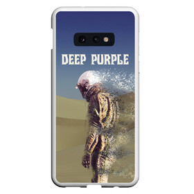 Чехол для Samsung S10E с принтом Deep Purple Whoosh в Кировске, Силикон | Область печати: задняя сторона чехла, без боковых панелей | 2020 | cover | deep | desert | hard | logo | metal | moon | music | new album | purple | rock | whoosh | дип | космонавт | легендарная | легендарный | лого | луна | метал | музыка | новый альбом | обложка | пепл | перпл | пустыня | рок | т