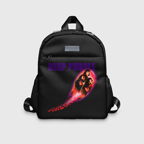 Детский рюкзак 3D с принтом Deep Purple в Кировске, 100% полиэстер | лямки с регулируемой длиной, сверху петелька, чтобы рюкзак можно было повесить на вешалку. Основное отделение закрывается на молнию, как и внешний карман. Внутри дополнительный карман. По бокам два дополнительных кармашка | album | deep | hard | metal | purple | rock | альбом | британия | группа | метал | рок | хард | хеви