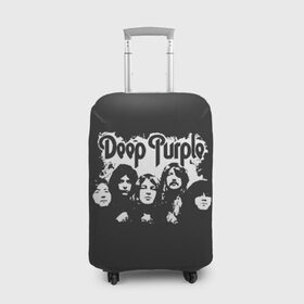 Чехол для чемодана 3D с принтом Deep Purple в Кировске, 86% полиэфир, 14% спандекс | двустороннее нанесение принта, прорези для ручек и колес | album | deep | hard | metal | purple | rock | альбом | британия | группа | метал | рок | хард | хеви