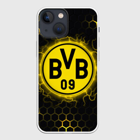 Чехол для iPhone 13 mini с принтом Боруссия Дортмунд в Кировске,  |  | borussia | borussia dortmund | боруссия | боруссия дортмунд | дортмундская боруссия | спорт | футбол | футбольный клуб