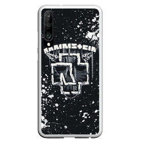 Чехол для Honor P30 с принтом RAMMSTEIN в Кировске, Силикон | Область печати: задняя сторона чехла, без боковых панелей | amerika | art | germany | logo | rammstein | rock | till lindemann | арт | германия | группа | логотип | музыка | немецкая группа | немцы | песня | раммштайн | рамштайн | рок