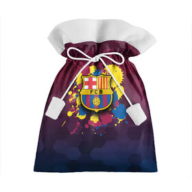 Подарочный 3D мешок с принтом Barcelona в Кировске, 100% полиэстер | Размер: 29*39 см | barcelona | barselona | futbol club | барса | барселона | лионель месси | люблю футбол | месси | сине гранатовые | фанат | фк барселона | форма | форма игроков | футбол | футбольный клуб | эмблема | эмблема клуба