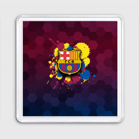 Магнит 55*55 с принтом Barcelona в Кировске, Пластик | Размер: 65*65 мм; Размер печати: 55*55 мм | barcelona | barselona | futbol club | барса | барселона | лионель месси | люблю футбол | месси | сине гранатовые | фанат | фк барселона | форма | форма игроков | футбол | футбольный клуб | эмблема | эмблема клуба