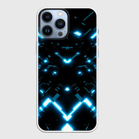 Чехол для iPhone 13 Pro Max с принтом Neon Lights в Кировске,  |  | Тематика изображения на принте: blue | cyberpunk2077 | girl | neon | неон | неоновая