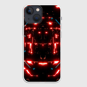 Чехол для iPhone 13 mini с принтом Neon Lights в Кировске,  |  | blue | cyberpunk2077 | girl | neon | неон | неоновая