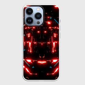 Чехол для iPhone 13 Pro с принтом Neon Lights в Кировске,  |  | blue | cyberpunk2077 | girl | neon | неон | неоновая