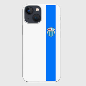 Чехол для iPhone 13 mini с принтом РОТОР Волгоград в Кировске,  |  | fc | football club | rotor | rotor volgograd | sport | vlg | volgograd | волгоград | ротор | ротор волгоград | униформа | фирменные цвета | фк | форма | футбольная | футбольная форма ротор