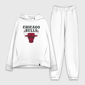 Женский костюм хлопок Oversize с принтом Chicago Bulls в Кировске,  |  | jordan | michael | michael jordan | баскетбол | джордан | майкл | стиль