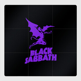 Магнитный плакат 3Х3 с принтом Black Sabbath в Кировске, Полимерный материал с магнитным слоем | 9 деталей размером 9*9 см | black sabbath | hard rock | heavy metal | блэк сабат | группы | метал | музыка | оззи осборн | рок | хард рок | хэви метал