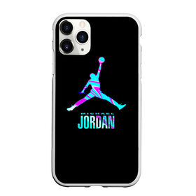 Чехол для iPhone 11 Pro матовый с принтом Jordan в Кировске, Силикон |  | Тематика изображения на принте: jordan | michael | nba | баскетбол | джорданмайкл | игра | легенда | майкл джордан | мяч | неон | футбол