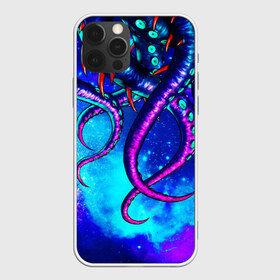 Чехол для iPhone 12 Pro Max с принтом Щупальца в Кировске, Силикон |  | Тематика изображения на принте: абстракция | звезда | кальмар | космос | кракен | море | неон | океан | осьминог | под водой | подводный мир | щупальца