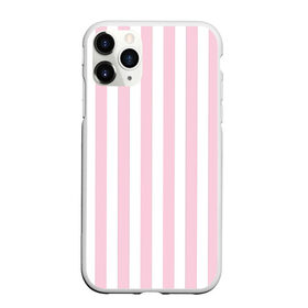 Чехол для iPhone 11 Pro Max матовый с принтом Розовые линии в Кировске, Силикон |  | белый | линии | розовый | светло розовый | светлый