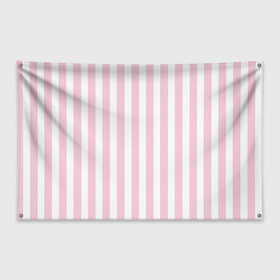 Флаг-баннер с принтом Розовые линии в Кировске, 100% полиэстер | размер 67 х 109 см, плотность ткани — 95 г/м2; по краям флага есть четыре люверса для крепления | белый | линии | розовый | светло розовый | светлый