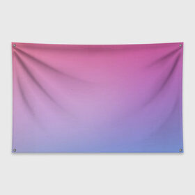 Флаг-баннер с принтом Восход солнца в Кировске, 100% полиэстер | размер 67 х 109 см, плотность ткани — 95 г/м2; по краям флага есть четыре люверса для крепления | арт | восход | восход солнца | градиент | закат | закат ночи | розовый | синий | фиолетовый