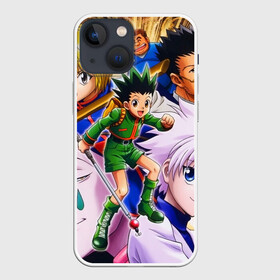 Чехол для iPhone 13 mini с принтом Hunter Хантер в Кировске,  |  | anime | hisoka | japan | killua | аниме | анимешникам | борьба | герои | гон | детские | иллуми | курапика | манга | мультсериал | мультфильм | охотник | персонажи | приключения | фрикс | хантер | хисока | хищник